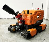 全地形消防滅火機(jī)器人 （第1代，四履帶，油動(dòng)液壓）