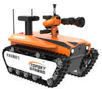 防爆消防滅火偵察機器人（D6中型，全功能款，雙向語音對講+語音控制+漏電探測+火焰識別+自主跟隨+半自住行走）