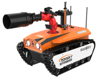 防爆消防滅火偵察機器人（D6重型，全功能款，雙向語音對講+語音控制+漏電探測+火焰識別+自主跟隨+半自住行走）